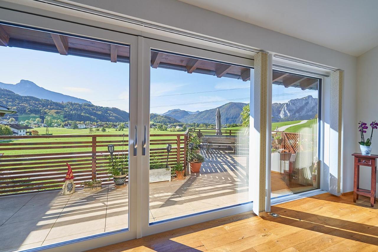 Innerschwand Bergblick Acht Mondsee מראה חיצוני תמונה