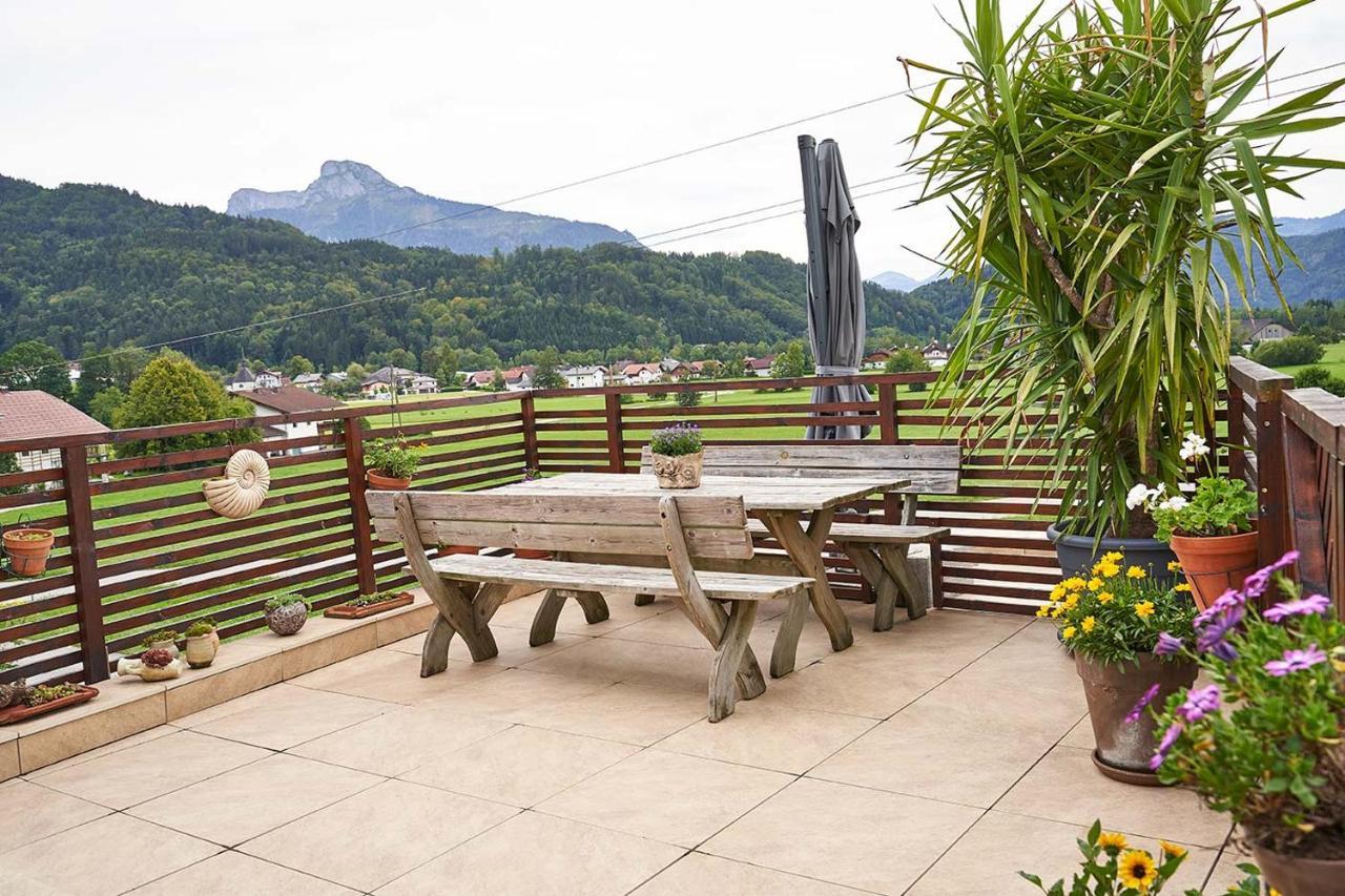 Innerschwand Bergblick Acht Mondsee מראה חיצוני תמונה